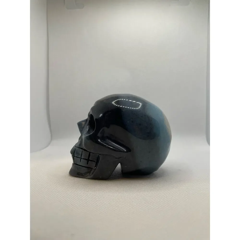 Trolleite Skull Crystal Carving